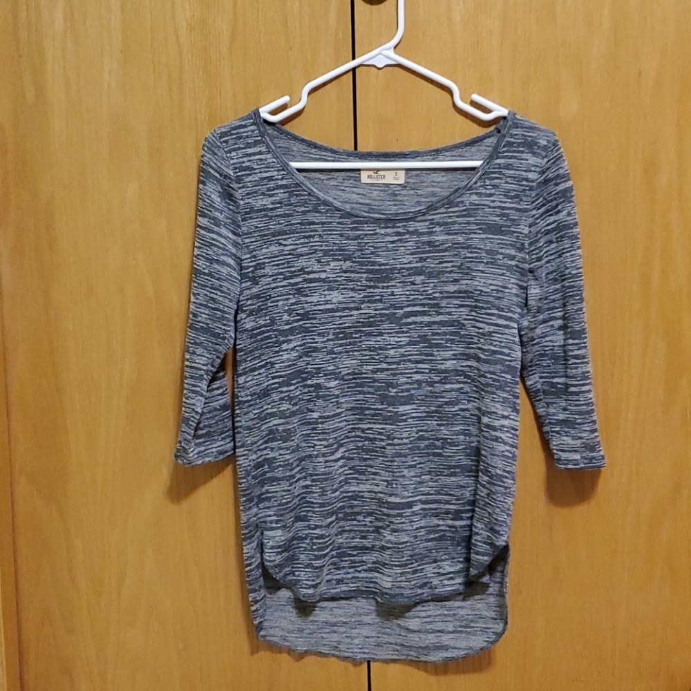 Heather Grey Quarter Sleeve Shirt